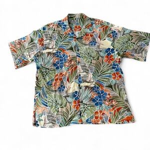 Kona Kai Hawaiian shirt with a cool palm pattern